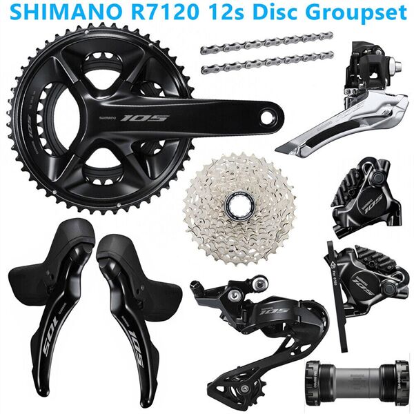 Bộ truyền động Shimano 105 R7120 2x12 Tốc Độ